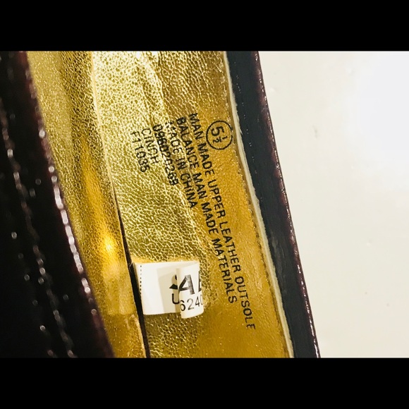 LOEFFLER RANDALL Burgundy patent leather shoes - Picture 6 of 8