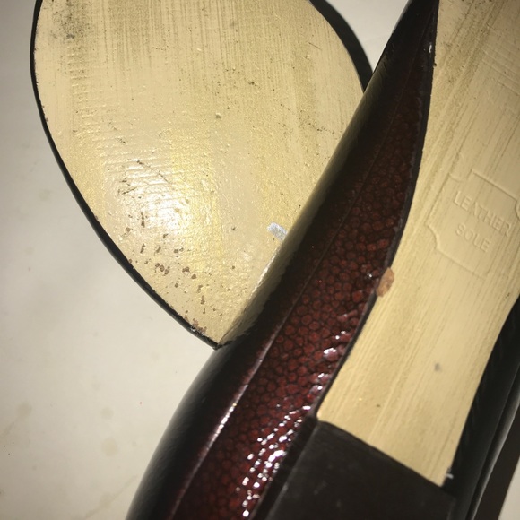 LOEFFLER RANDALL Burgundy patent leather shoes - Picture 8 of 8