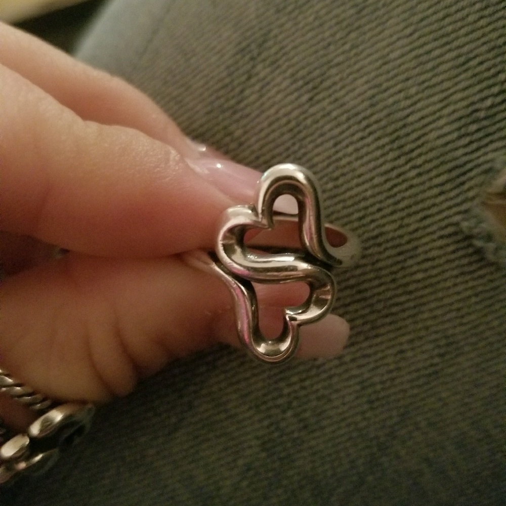 James Avery heart to heart ring