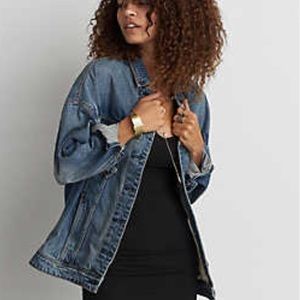 AEO Oversized Denim Boyfriend Jacket