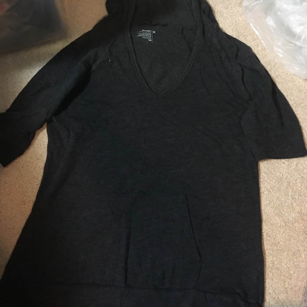 Lightweight grey hoodie