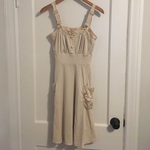 Cream Dress