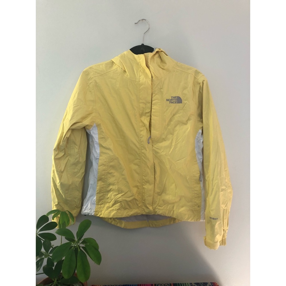North Face Yellow Rain Jacket