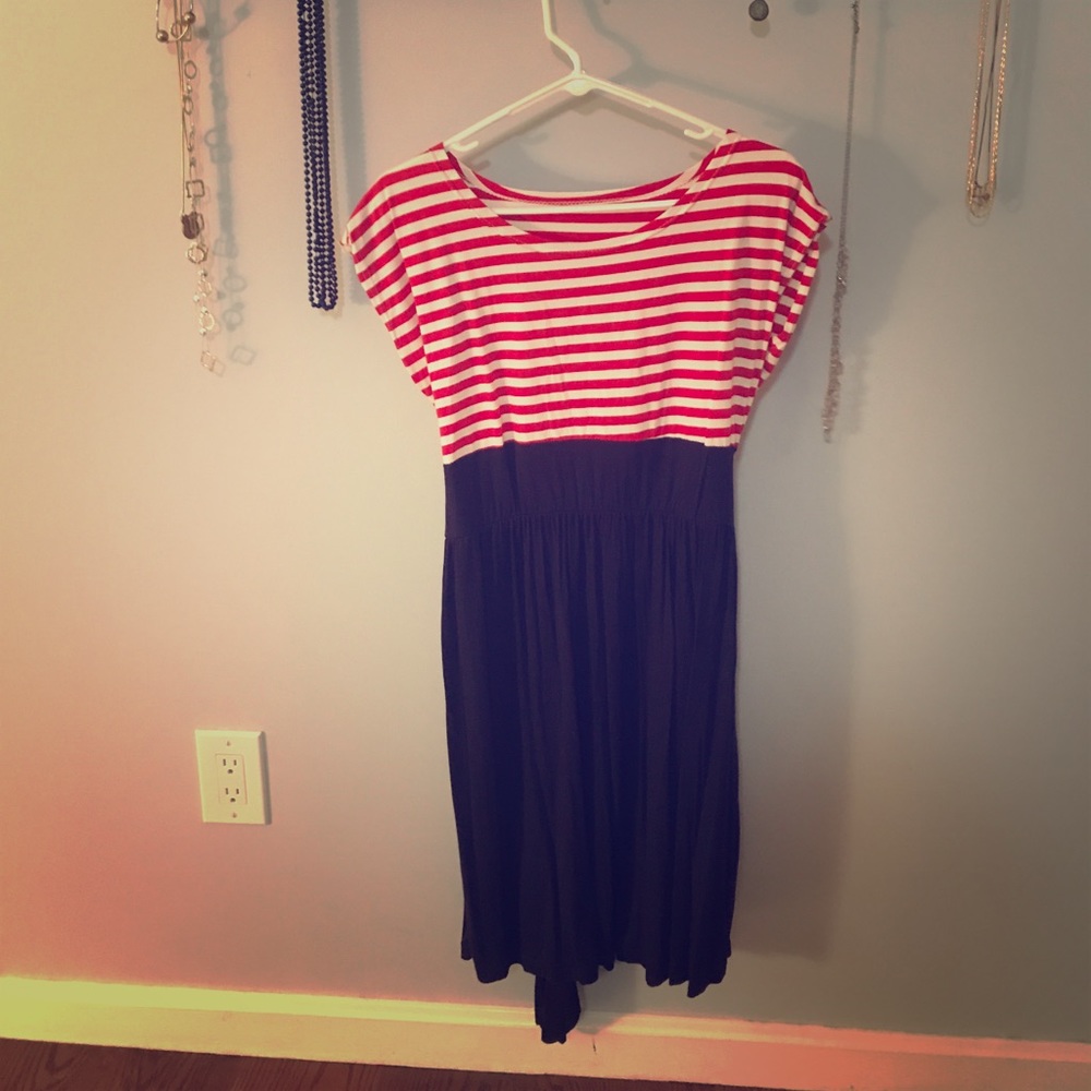 Maternity striped dress