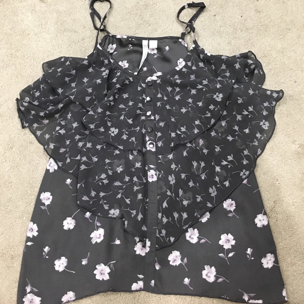 Flowered tank top