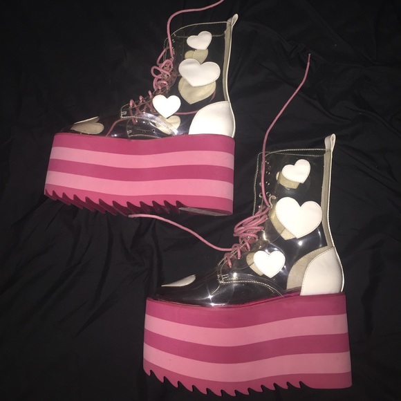 😵🖤😵 Sugarbaby PERF sugar thrills platform boots - Picture 2 of 6