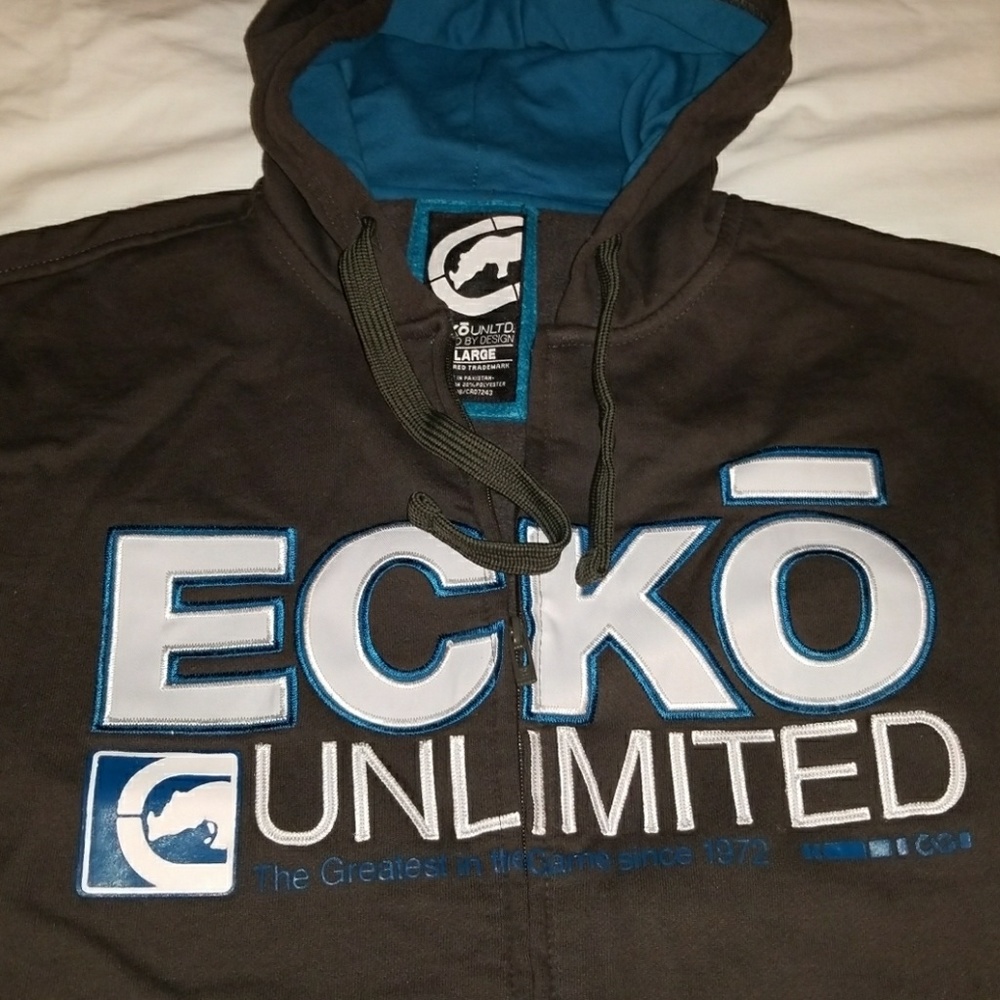 Ecko Unlimited long sleeve zipper hoodie