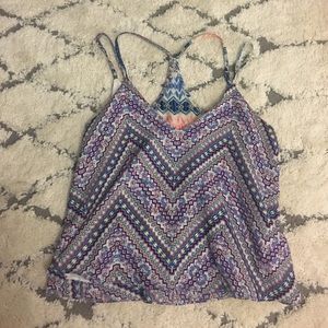 Fun Bloomies Tank - Aqua