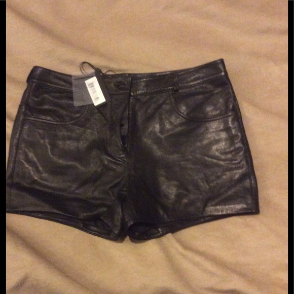 Alexander Wang Pants - NWT Alexander Wang leather shorts