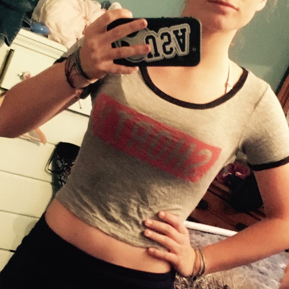 Poetry "Shorty" Ringer Cropped Tee - Picture 3 of 3
