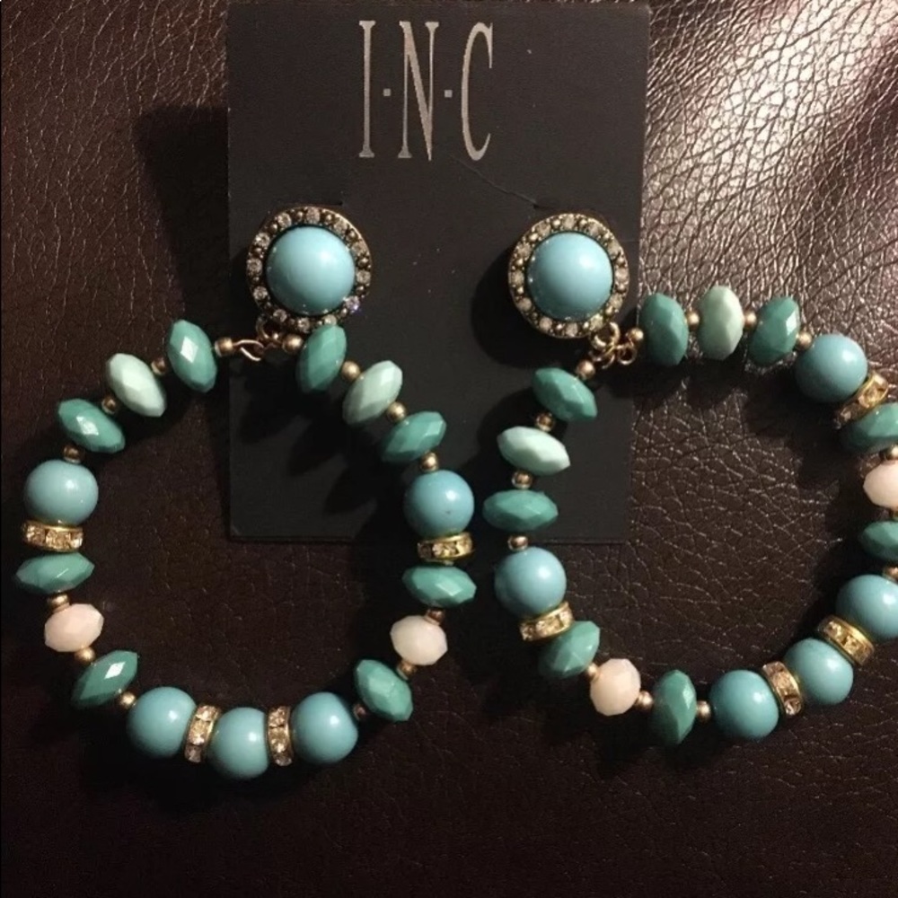 Inc international concepts turquoise earrings new