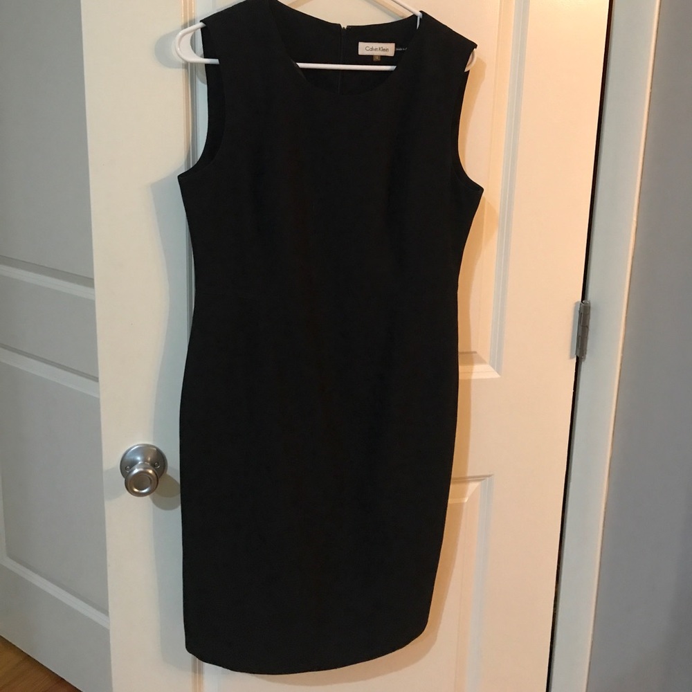Calvin Klein Black Sheath Dress