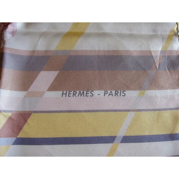 RARE! auth HERMÈS silk twill PHOTO FINISH scarf - Picture 4 of 16