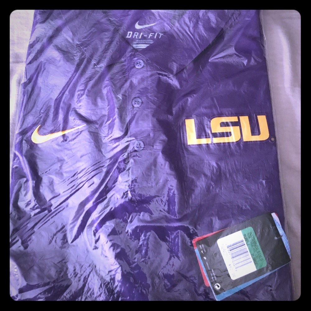 Men LSU Polo New with Tags