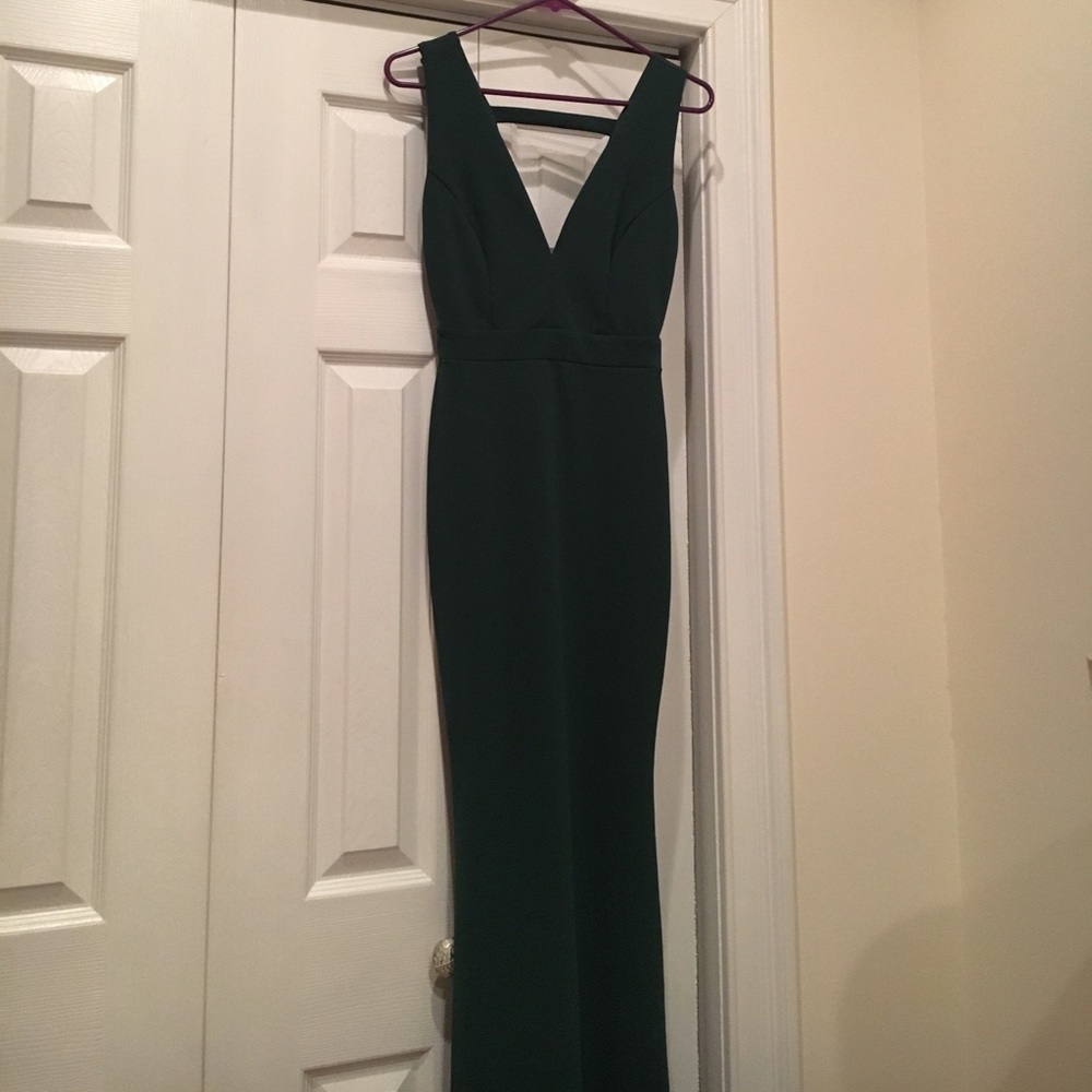 Hunter green dress
