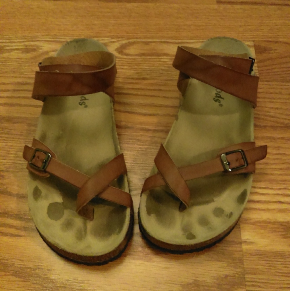 Birkenstock Yara look-alike sandals
