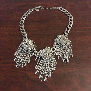 Gorgeous waterfall diamond look necklace