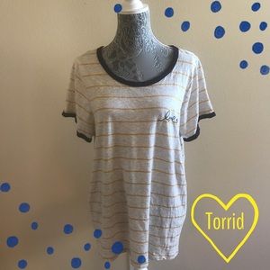 Torrid Love Striped T-Shirt