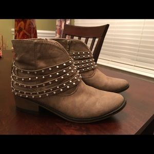 Stud Ankle Boot from JUSTFAB Stud Ankle Boot from JUSTFAB