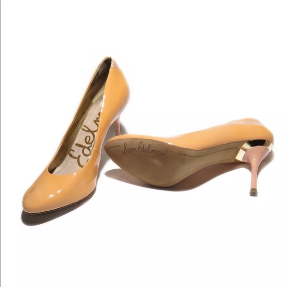 🚫 SOLD! Sam Edelman "Camdyn" tan patent heels - Picture 3 of 6