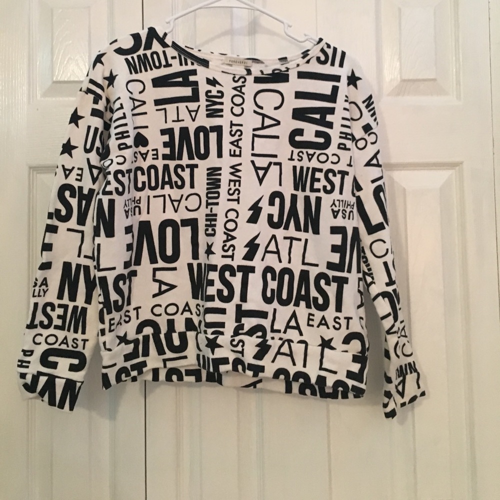 Forever 21 big city sweater