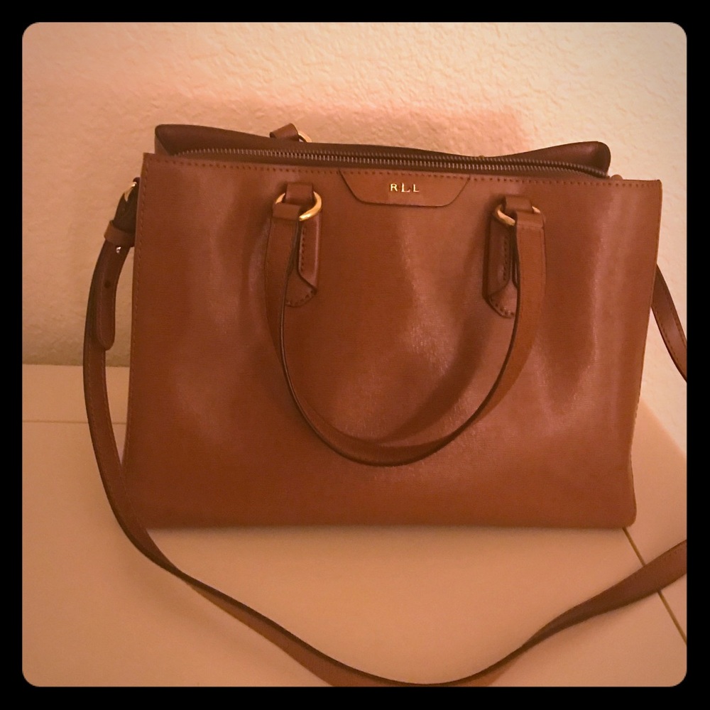 Ralph Lauren Tan Satchel