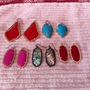 5 pair of Kendra Scott earrings $230 FIRM