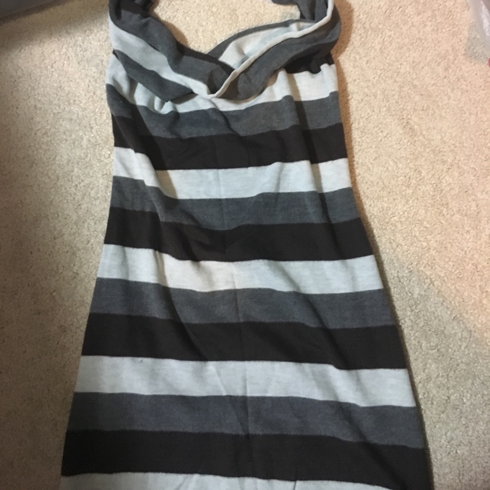 Open back tank top