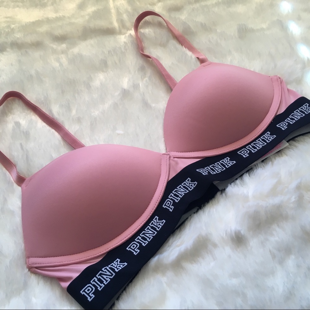 PINK Wear Everywhere Pushup wireless bra 34B