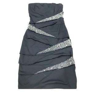 Black cocktail dress