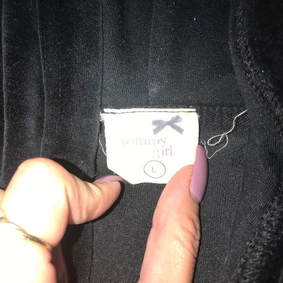 Tommy Girl Velvet Zip-Up - Picture 3 of 5