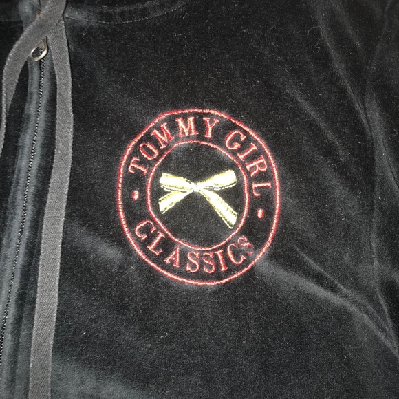 Tommy Girl Velvet Zip-Up - Picture 5 of 5