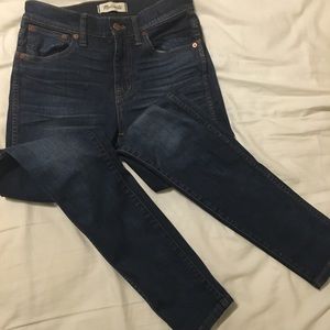 Madewell 9inch Highrise skinny jean
