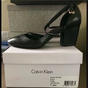 Super cute black Calvin Klein Mary Janes