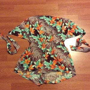 Strapless Romper