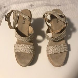 MICHAEL by MICHAEL KORS White Wedges with Platform