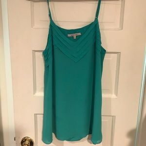 Naked zebra green tank top