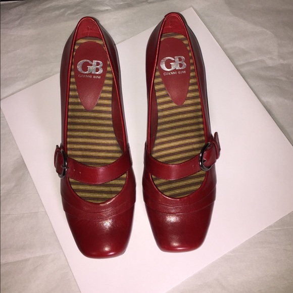 Gianni Bini red 👠 heels - Picture 2 of 7