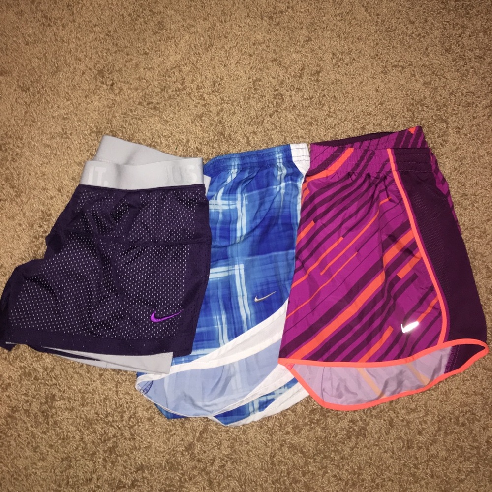 Bundle of 3 Nike dri-fit running shorts