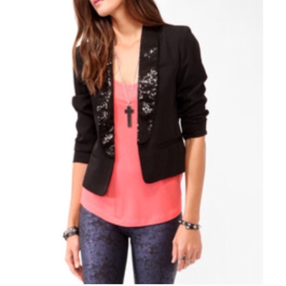 Black sequin jacket