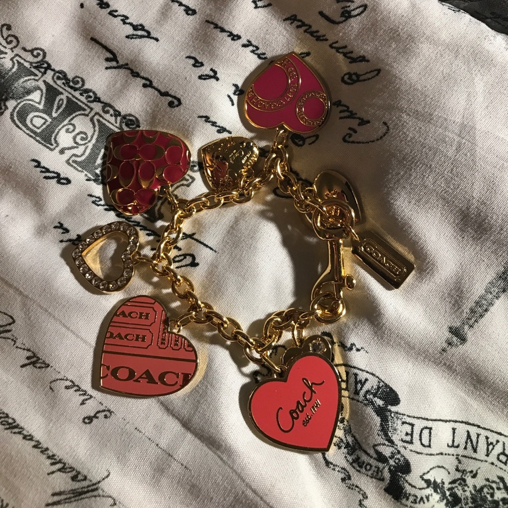 Coach charm bracelet