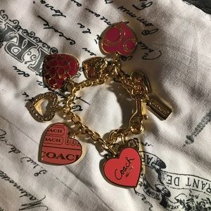 Coach charm bracelet