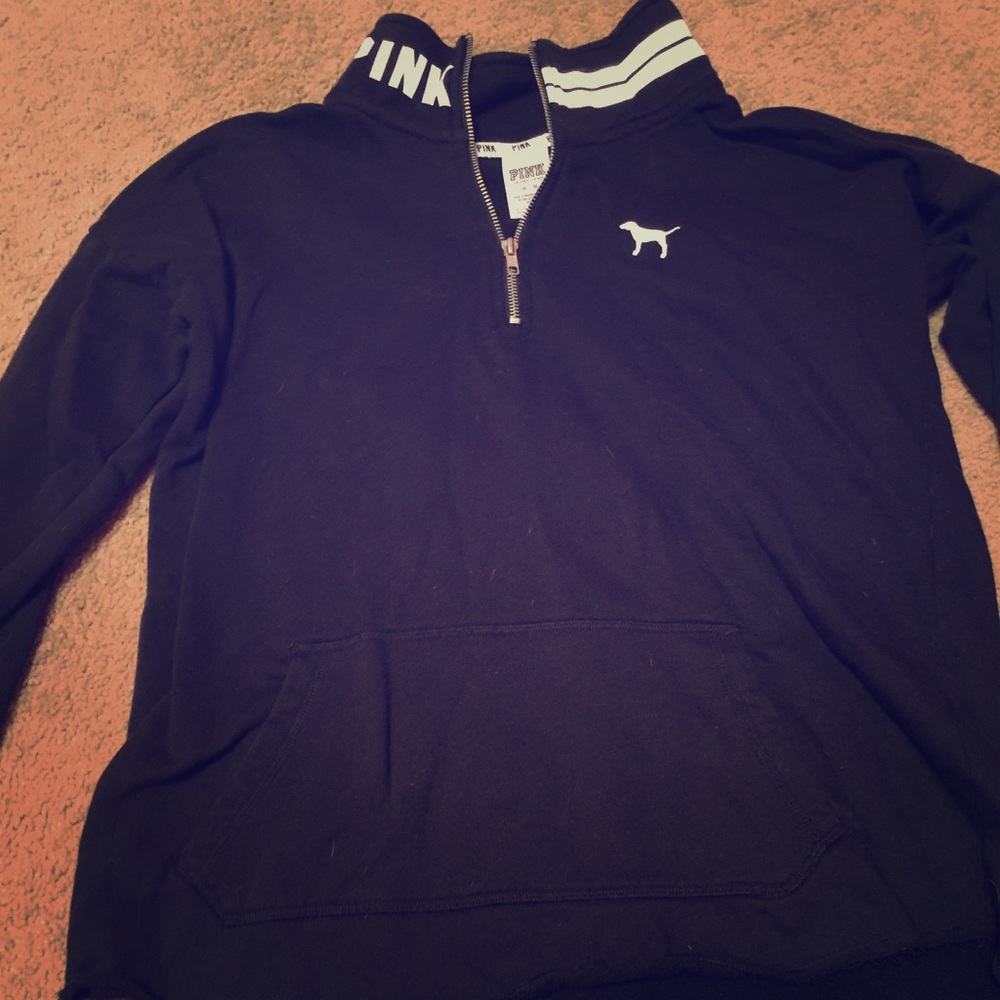 PINK brand quarter zip sweatshirt