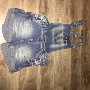 Jean jumper short
