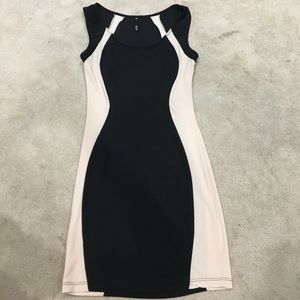 Short Black and Tan Dress