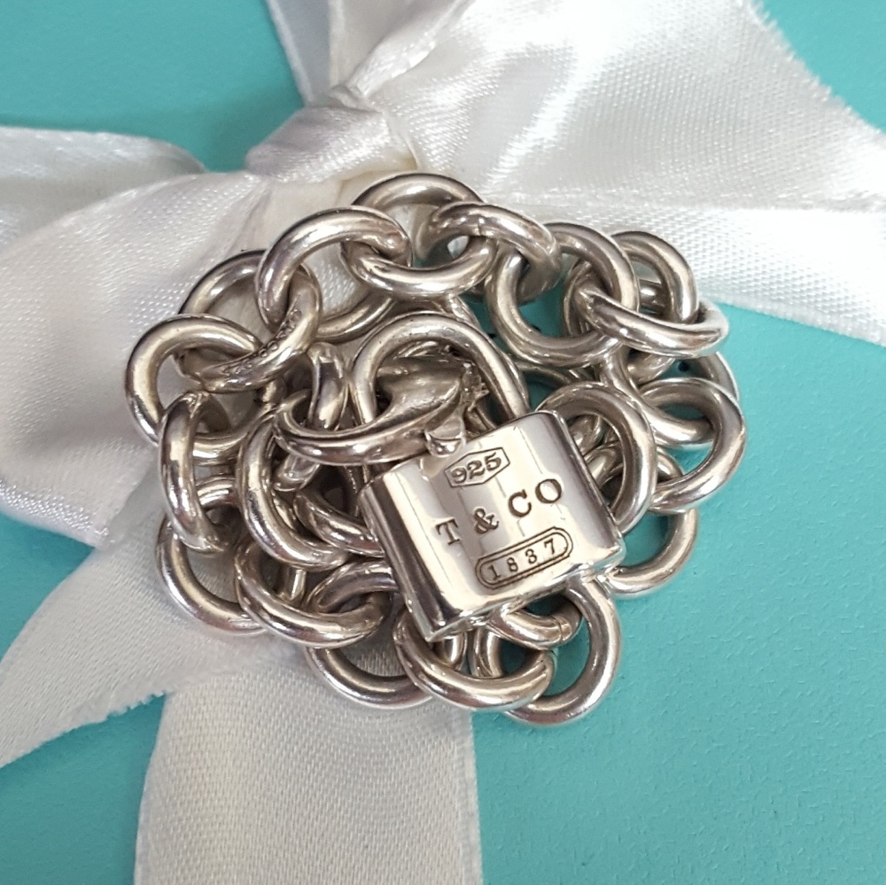 TIFFANY CO. 1837 Lock Padlock Bracelet