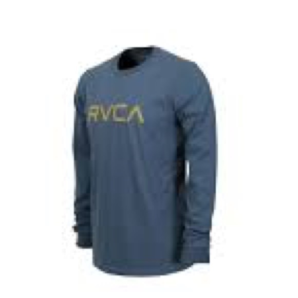 🆕Rvca Lines Long Sleeve Midnight - Picture 2 of 4