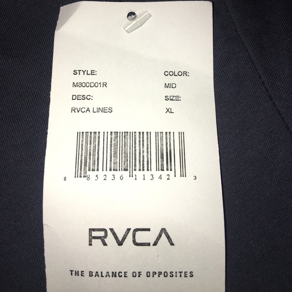 🆕Rvca Lines Long Sleeve Midnight - Picture 4 of 4