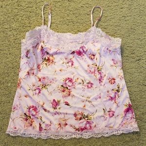 Pink Floral Camisole