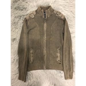 Mens Buckle Black Label Sweater!